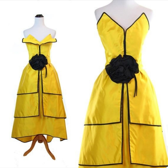 Victor Costa Dresses & Skirts - Rare victor costa yellow dress